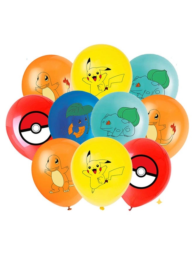 20-Piece Decorative Birthday Party Inflatable Balloon Set Anime Theme - Image 1