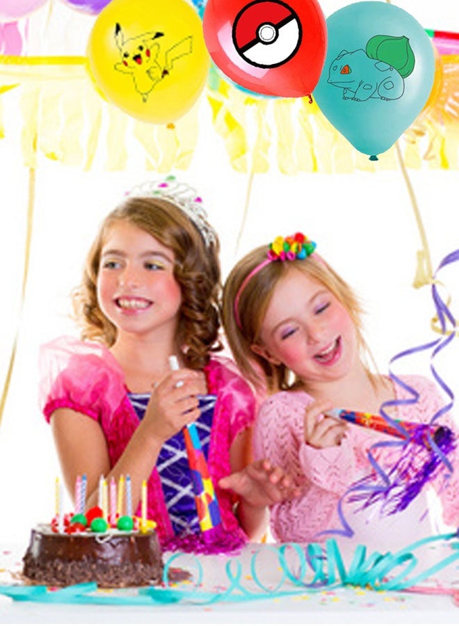 20-Piece Decorative Birthday Party Inflatable Balloon Set Anime Theme - Image 2