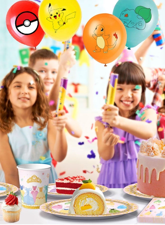 20-Piece Decorative Birthday Party Inflatable Balloon Set Anime Theme - Image 3