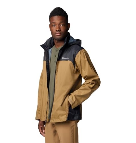 Columbia Men's Glennaker Lake II Rain Jacket, Delta/Black, Small - Image 4