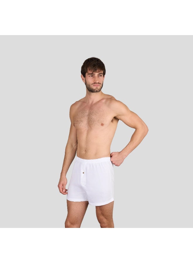 DICE Pack of 3 Cotton 100% Plain Boxer Underwear for Men - Image 3