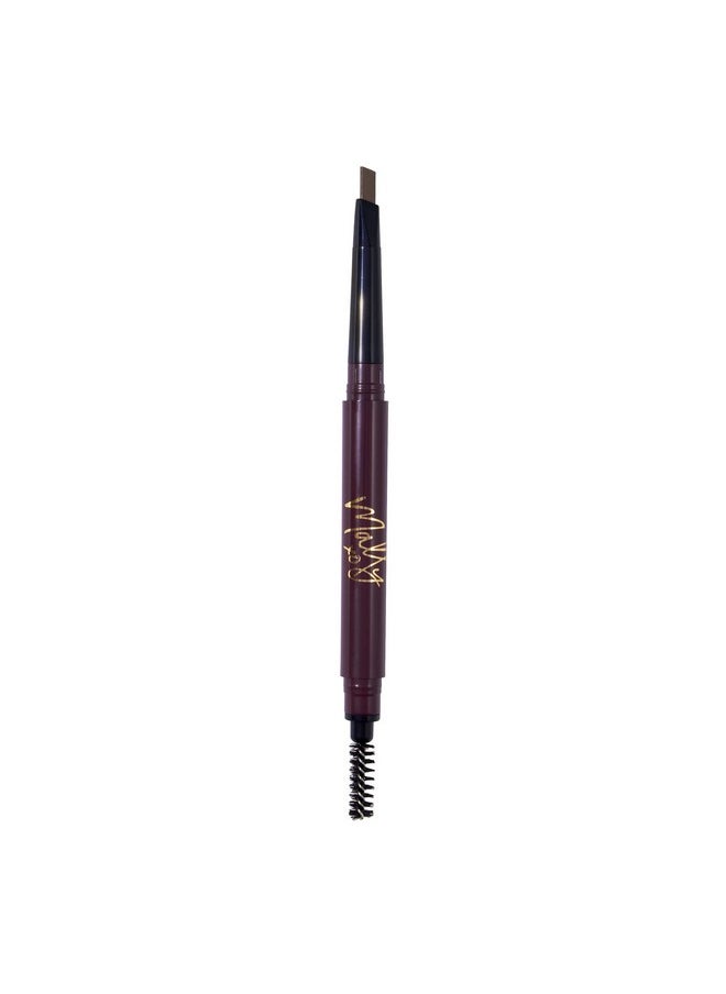 Mally Beauty - Full Dreams Sculpting Brow Pencil Taupe Pencil + Brush Angled Definer Tip - Image 1