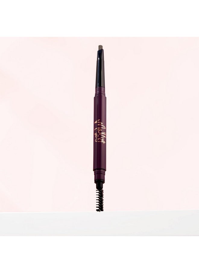 Mally Beauty - Full Dreams Sculpting Brow Pencil Taupe Pencil + Brush Angled Definer Tip - Image 1