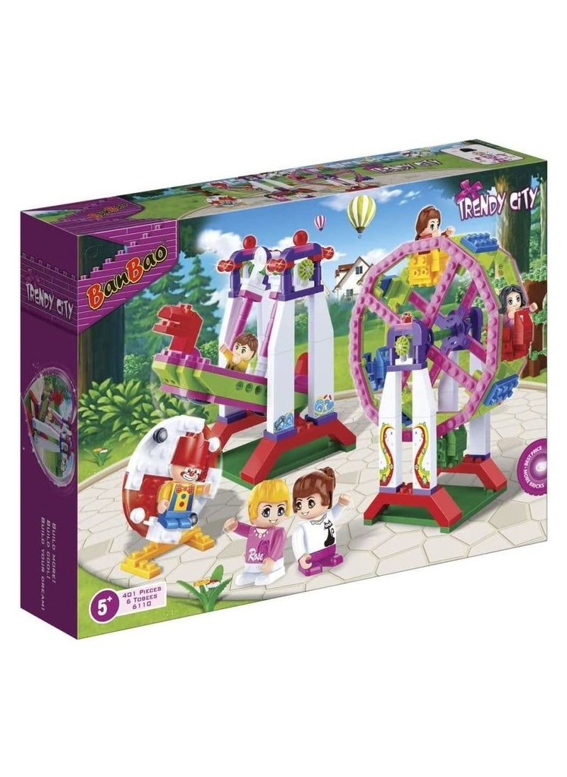 BanBao Banbao – Trendy City Fun Park 401 Pieces – 6110  - Image 1