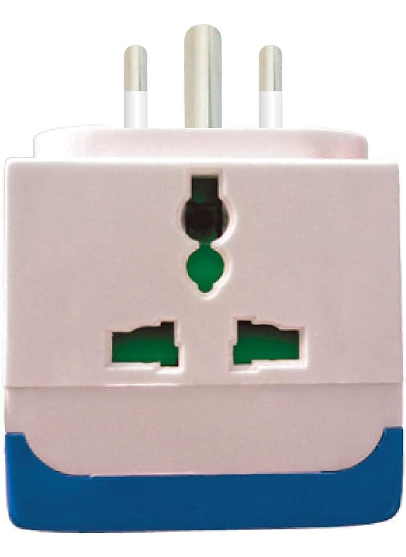 Cheet enterprise Cheet enterprise 3 Way Pin Multi Plug Socket Universal Travel Adapter with Individual Switch Safety Shutter LED Indicator3 Way Plug Extension for Home Office Industrial 5A250V  - Image 3