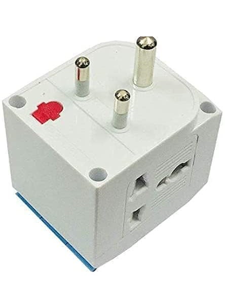 Cheet enterprise Cheet enterprise 3 Way Pin Multi Plug Socket Universal Travel Adapter with Individual Switch Safety Shutter LED Indicator3 Way Plug Extension for Home Office Industrial 5A250V  - Image 2