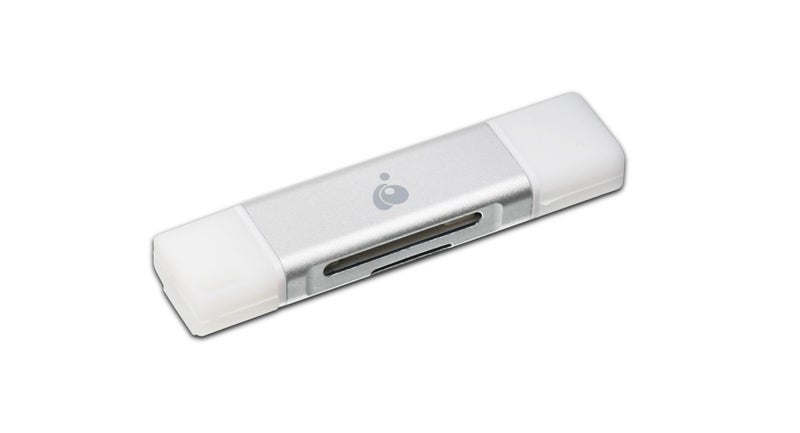 IOGEAR USB-C 2-in-1 SD Card Reader - w/USB Type A - SDXC - SDHC - SD - MMC - RS-MMC - Micro SDXC - Micro SD - Micro SDHC Card - UHS-I Cards - GFR3C12 - Image 4