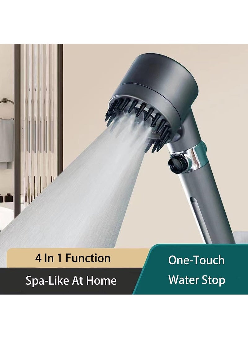 Arabest Shower Filter Shower Head - High Pressure Bathroom Accessories Set to Remove Chlorine and Impurities, Massage Scalp to Prevent Hair Loss and Dry Skin, with Shower Hose and Shower Holder (3 Modes) - Image 2