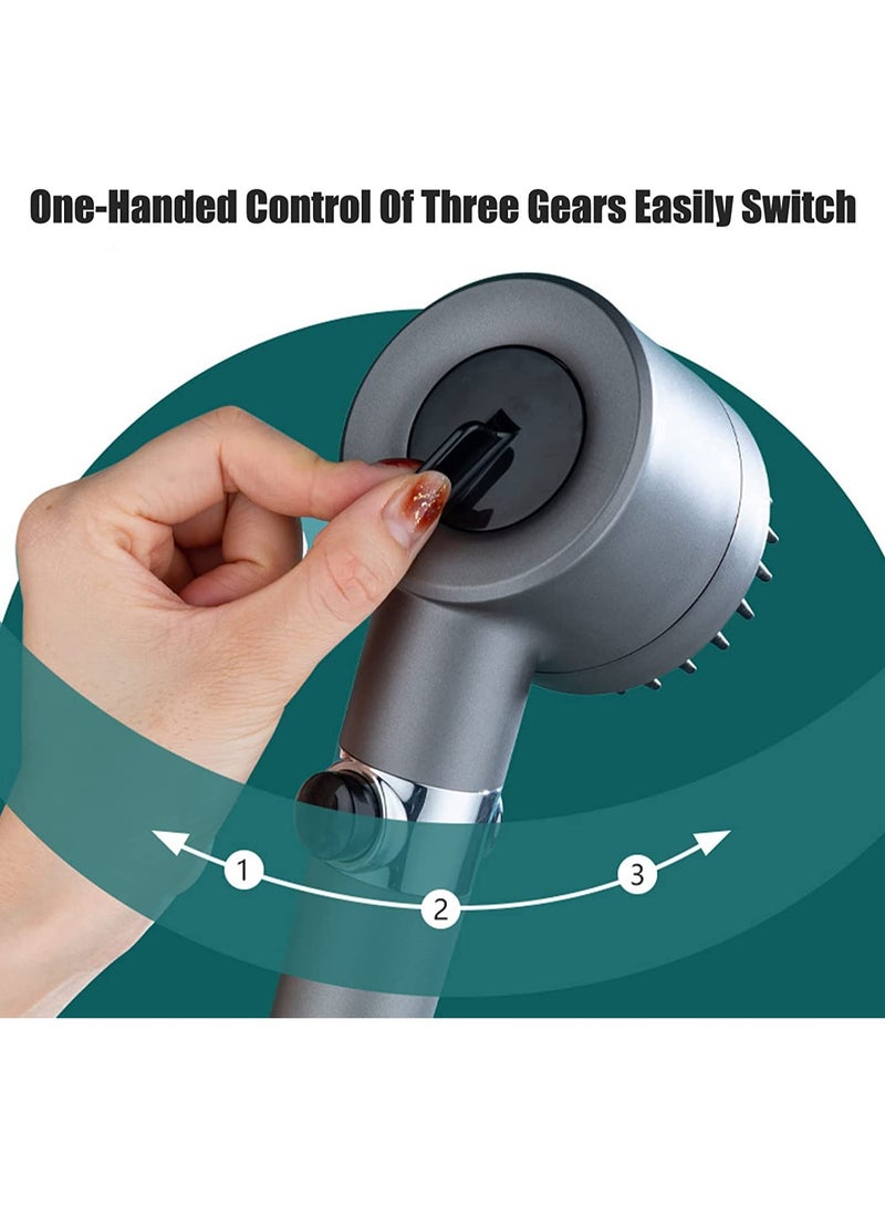 Arabest Shower Filter Shower Head - High Pressure Bathroom Accessories Set to Remove Chlorine and Impurities, Massage Scalp to Prevent Hair Loss and Dry Skin, with Shower Hose and Shower Holder (3 Modes) - Image 4