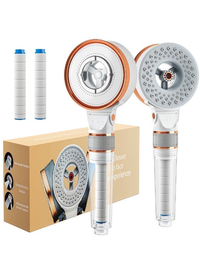 Arabest Shower Filter Shower Head - High Pressure Bathroom Accessories Set to Remove Chlorine and Impurities, Massage Scalp to Prevent Hair Loss and Dry Skin (3 Modes) - Image 1
