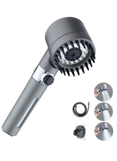 Arabest Shower Filter Shower Head - High Pressure Bathroom Accessories Set to Remove Chlorine and Impurities, Massage Scalp to Prevent Hair Loss and Dry Skin, with Shower Hose and Shower Holder (3 Modes)  - Image 1