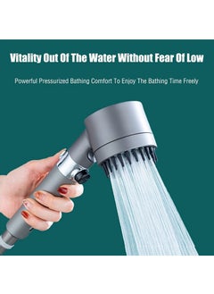 Arabest Shower Filter Shower Head - High Pressure Bathroom Accessories Set to Remove Chlorine and Impurities, Massage Scalp to Prevent Hair Loss and Dry Skin, with Shower Hose and Shower Holder (3 Modes)  - Image 3