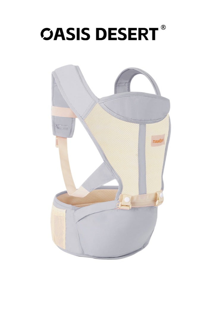 OASIS DESERT Baby Carrier Waist Stool Suitable for Newborns to Toddlers Adjustable and Detachable Baby Hip Seat Four-season Universal Breathable Carrier Bag - Image 1