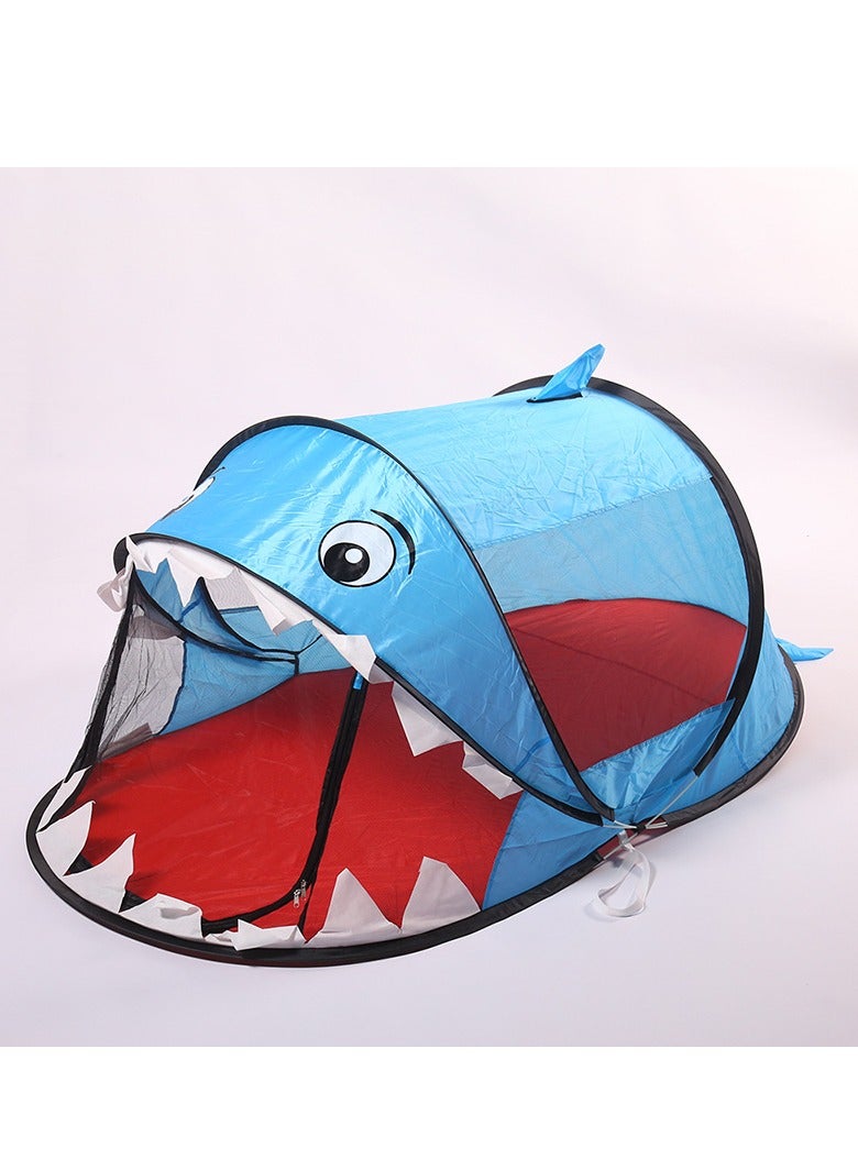 عربست خيمة لعب للأطفال، قابلة للطي، خيمة بلمسة واحدة، مع شبكة، حماية من الأشعة فوق البنفسجية، بيت خيمة، مثالية للعب في الهواء الطلق وفي الأماكن المغلقة، قاعدة سرية، معدات ملعب داخلي، حقيبة تخزين متضمنة، بيت لعب كبير قابل للطي - Image 1