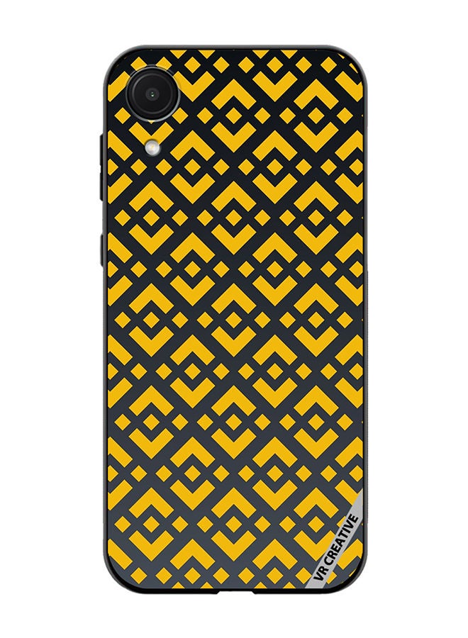 VR CREATIVE Protective Case Cover For Samsung Galaxy A03 Core Binance Logo Design Multicolour - Image 1