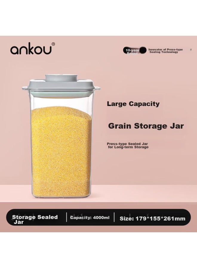 Ankou Food-grade Sealed Container, Large Capacity Storage Jar For Grains, Rice, And Noodles - Image 1