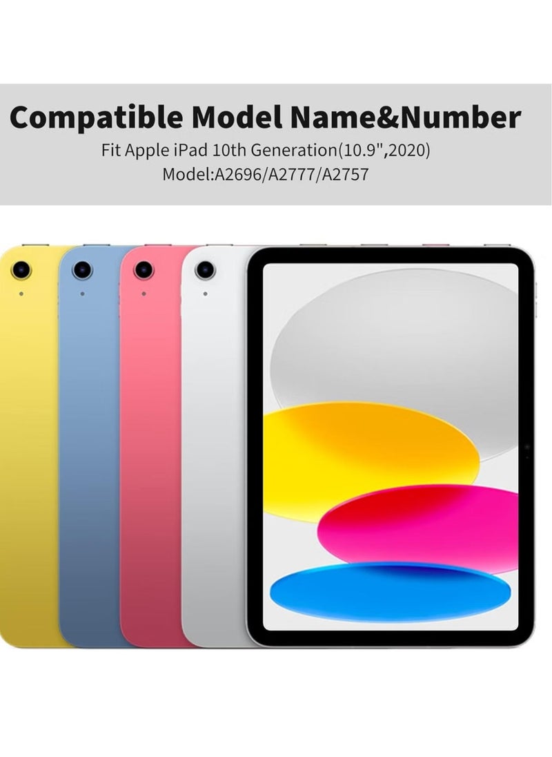 ELTRAZONE Lightweight Smart Cover with Magnetically Detachable Wireless Keyboard for iPad 2022 10th Gen 10.9 Inch – Black, Slim Protective Case for iPad 10.9" - Image 5