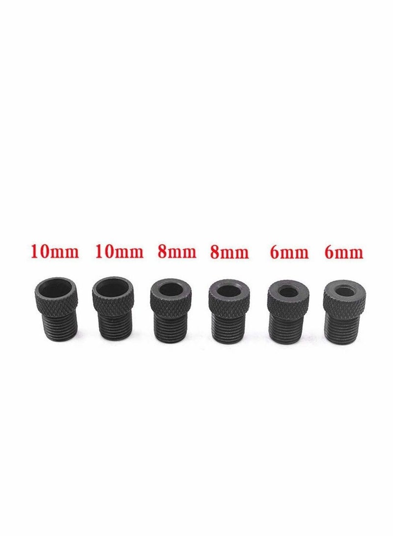Y&D 15 Degree Woodworking Angled Hole Fixture Kit, Comes with 6/8/10mm Drive Adapter for Drilling, Angle Positioner Fixtures 14pcs  - Image 3