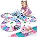 M SANMERSEN Car Toys for Kid 46 194 PCS Race Car Track for Kids Ages 48 Monster Truck 2 Year Old Birthday Gift Toddler Cars Toy for 3 Year Old Girl Boy - Image 3