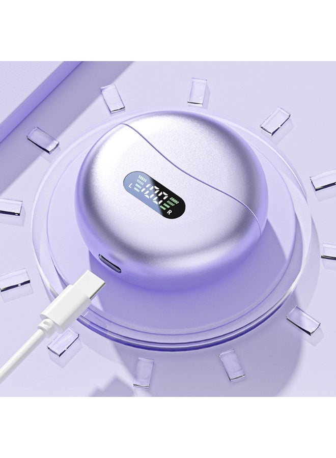 **سماعات ترجمة فورية** - **تدعم 144 لغة** - **ترجمة فورية بالوقت الحقيقي** - **سماعات لاسلكية للمسافرين ورجال الأعمال** - **(بنفسجي)** - Image 4