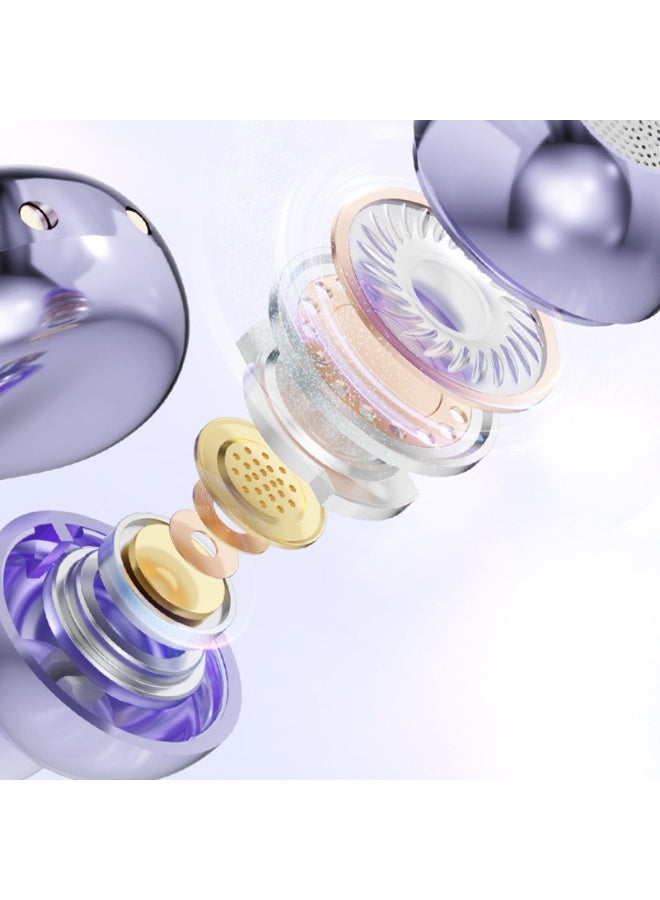 **سماعات ترجمة فورية** - **تدعم 144 لغة** - **ترجمة فورية بالوقت الحقيقي** - **سماعات لاسلكية للمسافرين ورجال الأعمال** - **(بنفسجي)** - Image 3