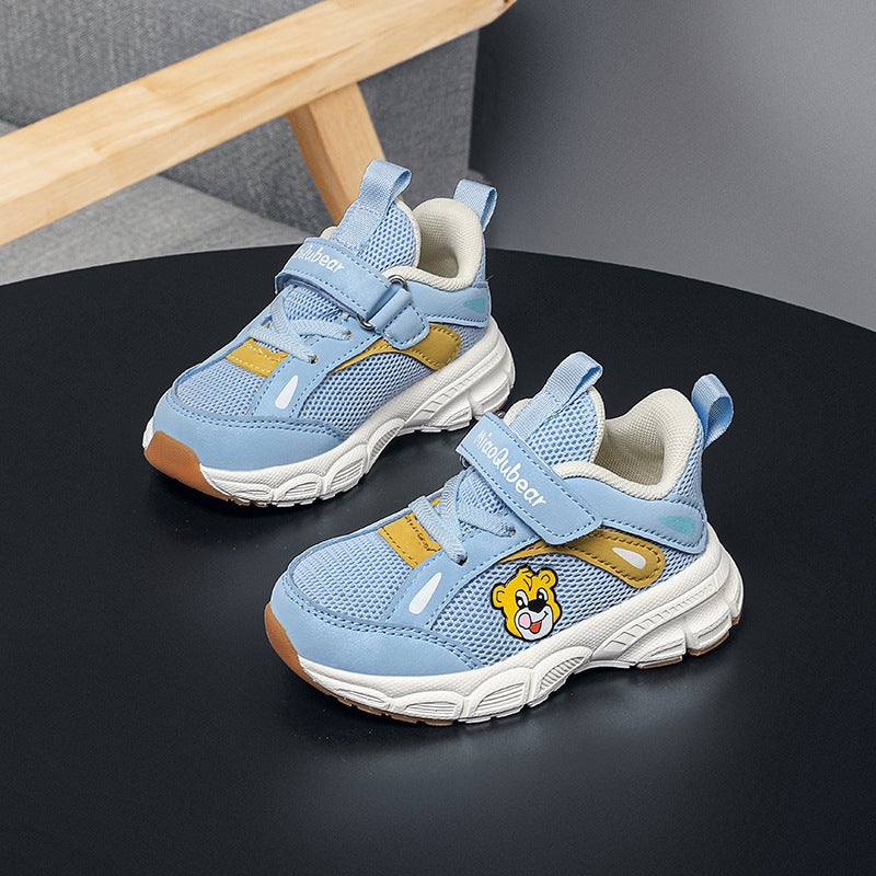Mesh Sneakers Lightweight Flexible Sole Walking Shoes For Kids Indoor And Outdoor Activities - Image 2