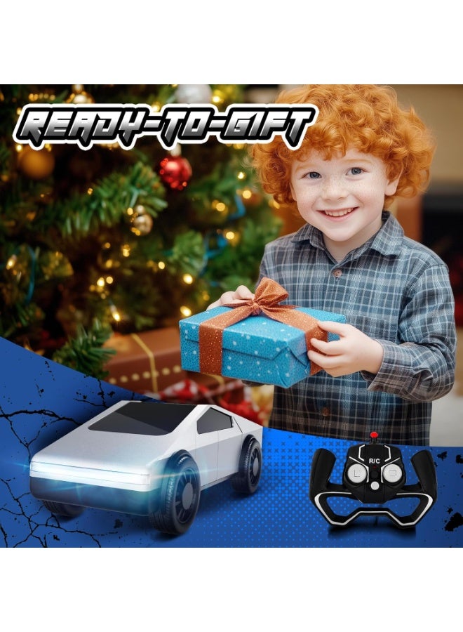 1:24 RC Car Toys - All Terrain High Speed Remote Control Car with Light and Loadspace, Electric Vehicle Toys for Kids, Gifts for Kids, Boys and Girls  - Image 5
