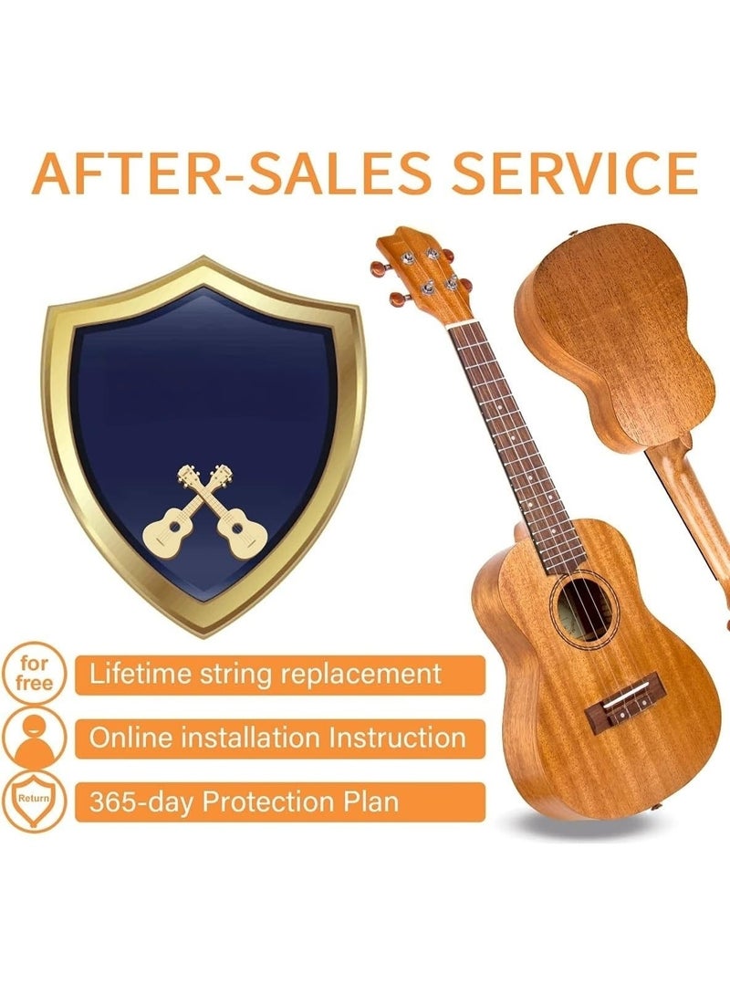 GOGOGO Professional Ukulele for Adult Beginner, Free Online Lesson 21 inch Soprano Mahogany Ukelele with Kids Ukele Bundle Starter Kit Gig Bag Case, Strap, Tuner, Nylon Strings, Book, Uke Gift Choice - Image 5