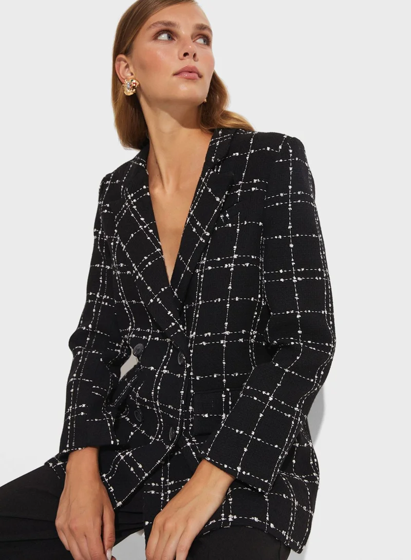 جون Button Detail Jacket