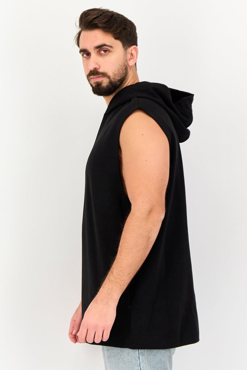 Celio سويت شيرت بلا أكمام للرجال، أسود - Image 3