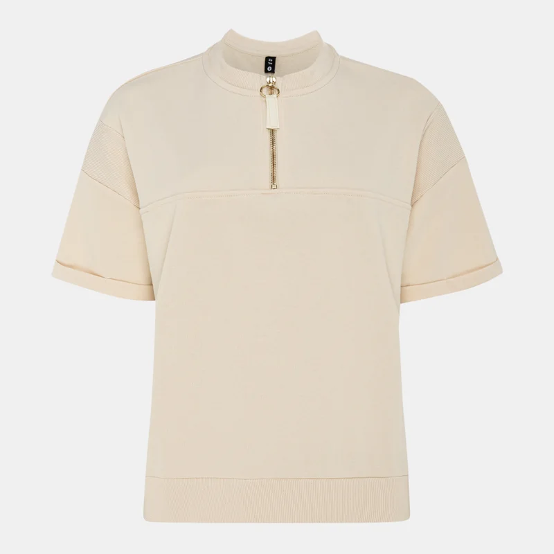 Sun and Sand Sports Women's Zip T-Shirt