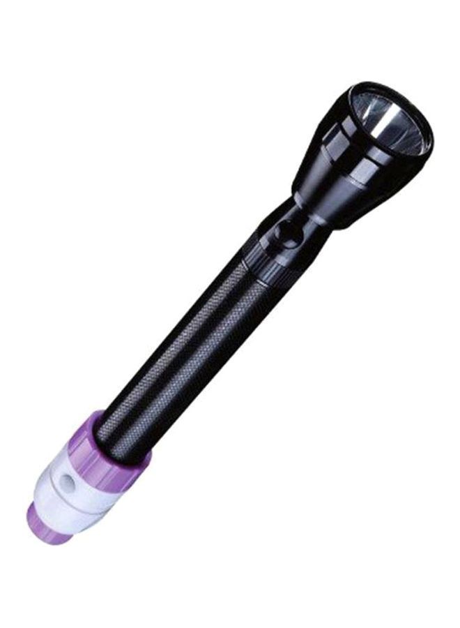 NIBEMINENT Rechargeable LED Flashlight With V2 Black/Purple/White
