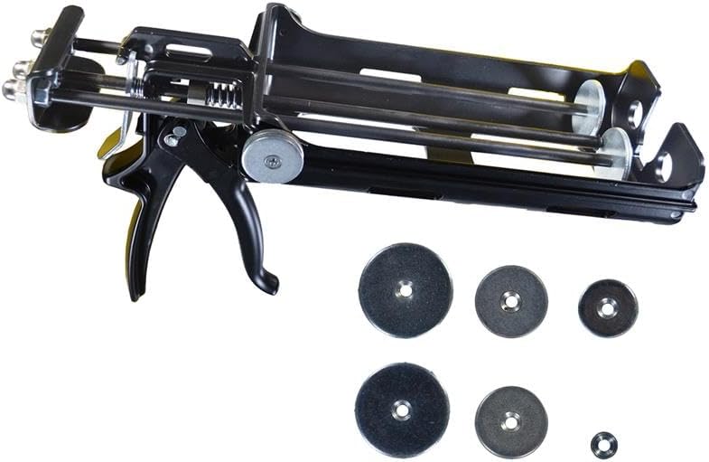 AWF PRO Dual Cartridge Epoxy Gun for 400mL, 450mL, 600 mL, 650 mL (1:1 and 2:1) Dual Component Cartridges – 25:1 Thrust Ratio, Professional 2 Part Epoxy Gun - Image 1