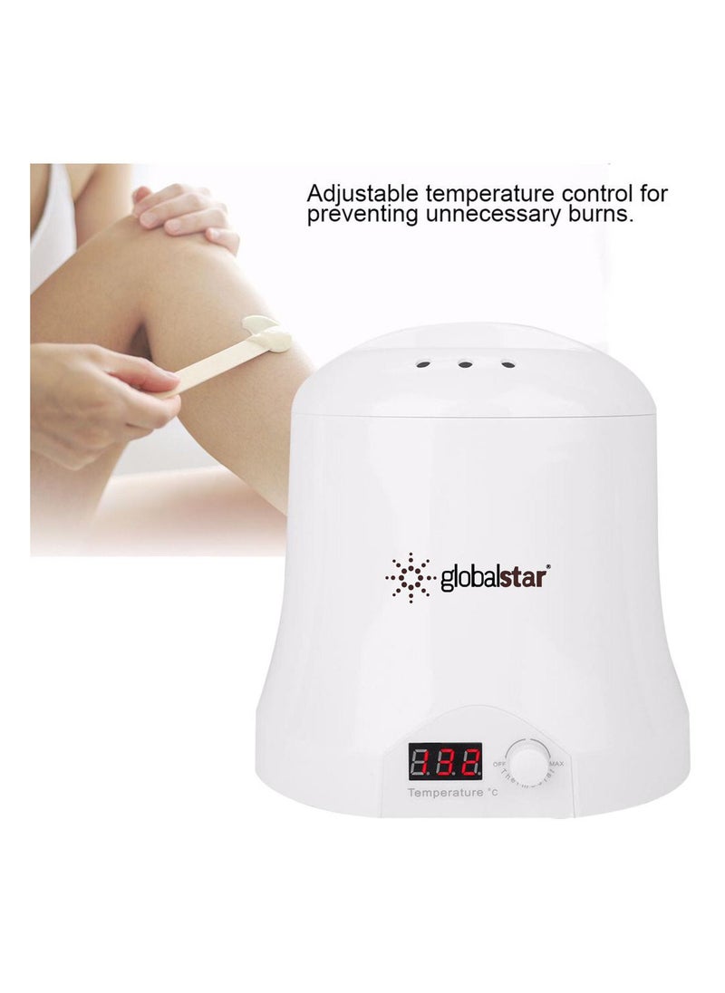 globalstar Globalstar Professional Wax Heater Machine 1000ml – LCD Display, Temperature Control & Safety Fuse – WW-408  - Image 3