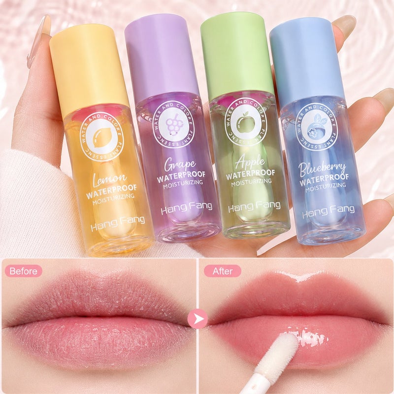 1Pc Fruit Flavored Lip Oil, High Moisturizing Lip Balm - Image 2
