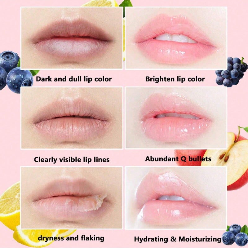 1Pc Fruit Flavored Lip Oil, High Moisturizing Lip Balm - Image 5