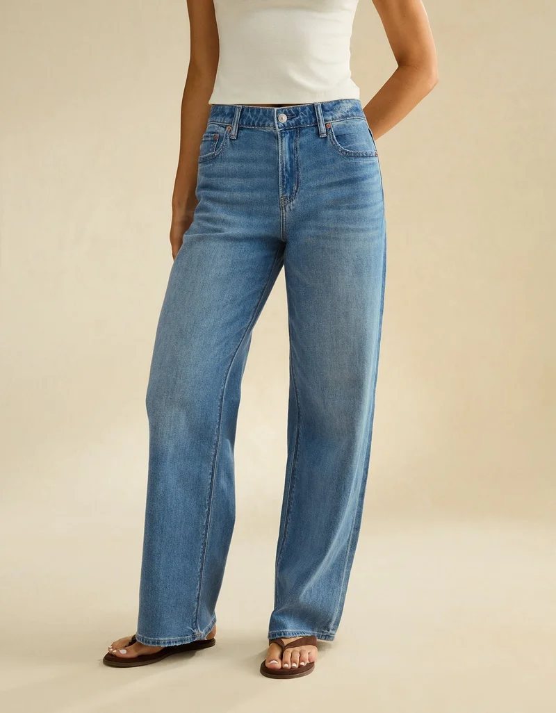 AE Super High-Waisted Baggy Wide-Leg Jean