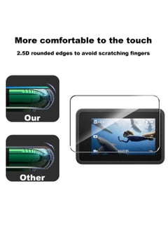 KASTWAVE Screen Protector Set for DJI Osmo Action 4 : 6-Pack Tempered Glass Film, Including 2 Screen Protectors, 2 Camera Lens Protectors, High Definition, Case Friendly  - Image 5