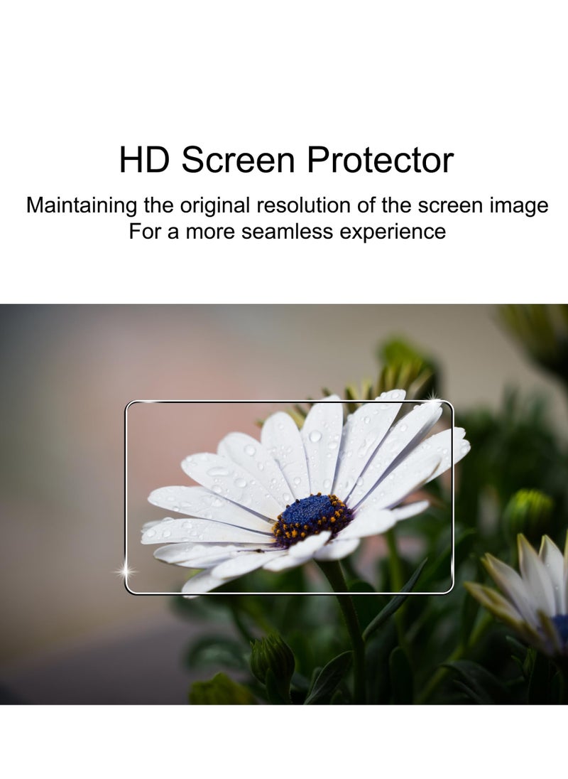 KASTWAVE - Screen Protector Set for DJI Osmo Action 4 : 6-Pack Tempered Glass Film, Including 2 Screen Protectors, 2 Camera Lens Protectors, High Definition, Case Friendly - Image 1