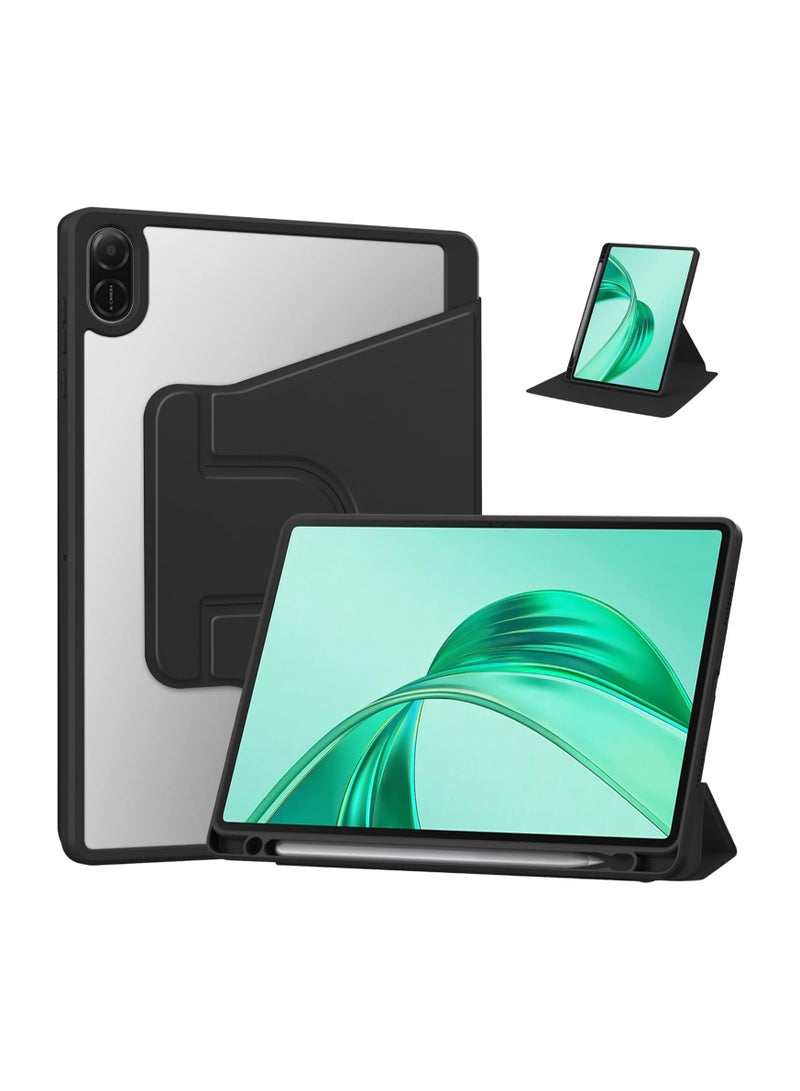 general Honor Pad X8a Case, Soft Leather Pen Holder Design Ultra-thin Smart Magnetic Back Panel, 360° Rotating Tri-Fold Bracket Honor Pad X8a - Image 1