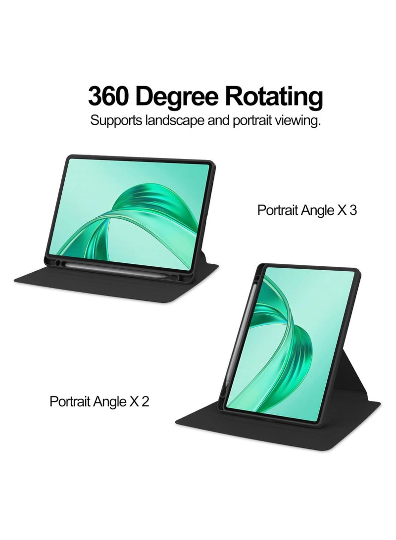 general Honor Pad X8a Case, Soft Leather Pen Holder Design Ultra-thin Smart Magnetic Back Panel, 360° Rotating Tri-Fold Bracket Honor Pad X8a - Image 2