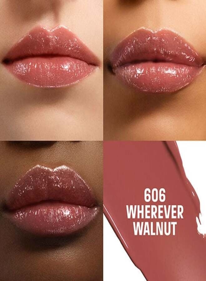MAKE UP FOR EVER Artist ColorGlow Lip Balm 606 Wherever Walnut– Hydrating Color-Enhancing Lip Balm, Glowy Finish, 4 g / 0.14 oz - Image 3