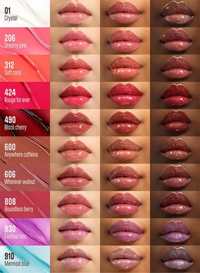 MAKE UP FOR EVER Artist ColorGlow Lip Balm 606 Wherever Walnut– Hydrating Color-Enhancing Lip Balm, Glowy Finish, 4 g / 0.14 oz - Image 5
