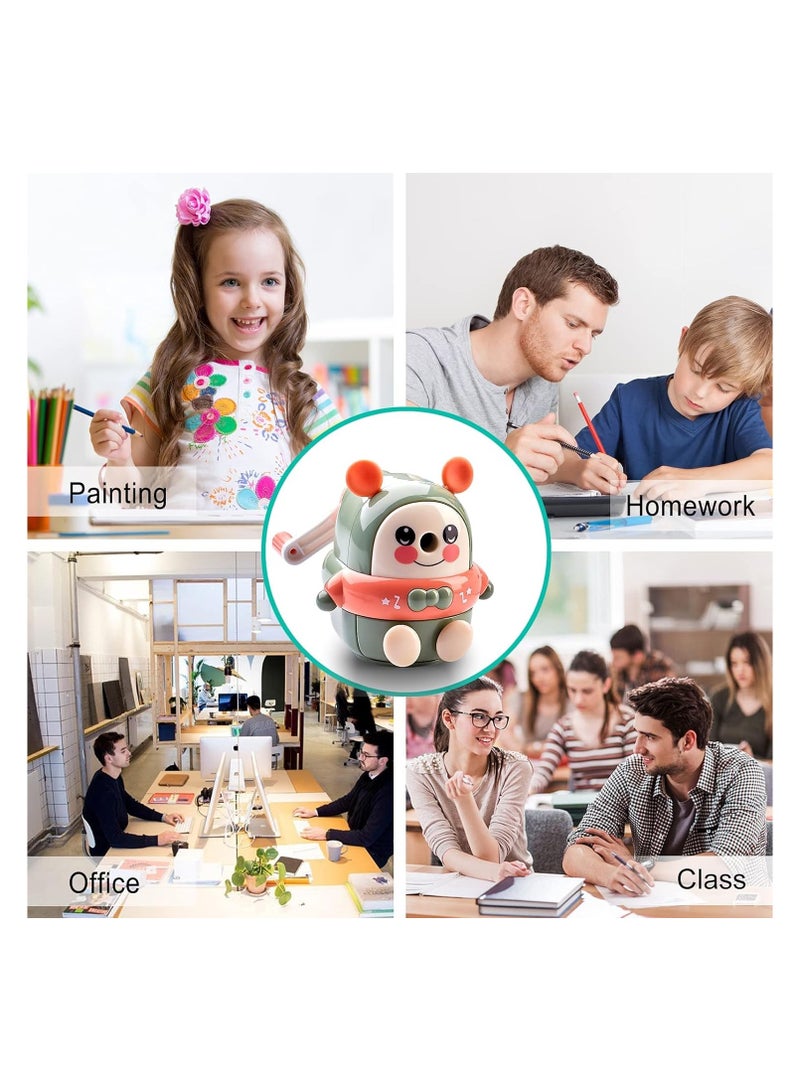 عام بكرة قلم رصاص قرطاسية لتعليم الأطفال قرطاسية تعليمية يدوية لطيفة على شكل دب كرتوني مبدع - Image 4