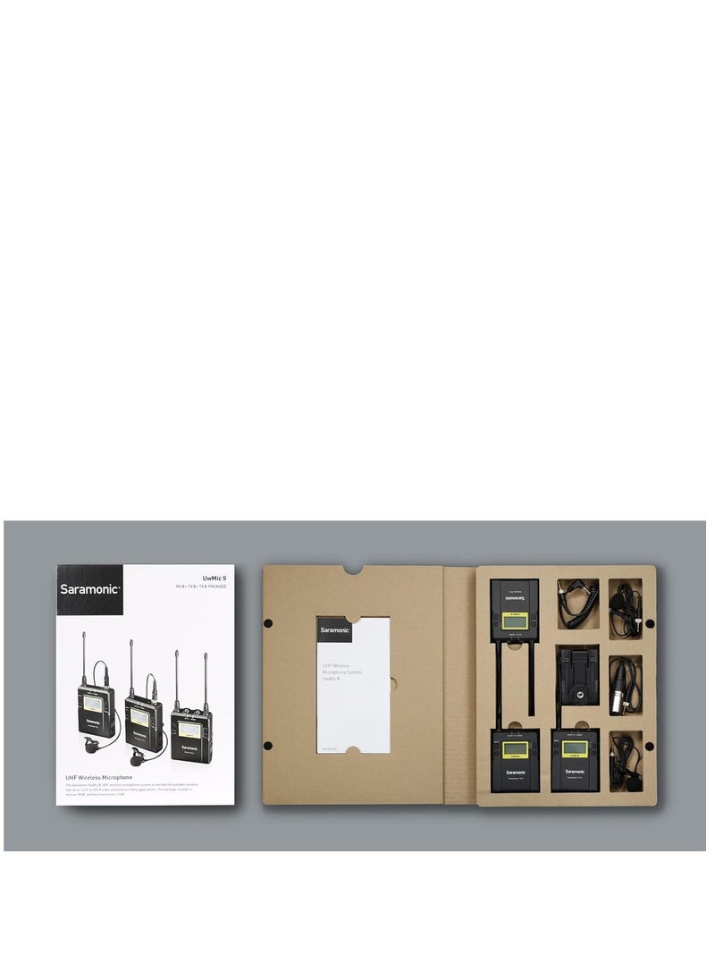 Saramonic - UwMic9 Kit2 UHF 2-Person Wireless Mic System - Image 1