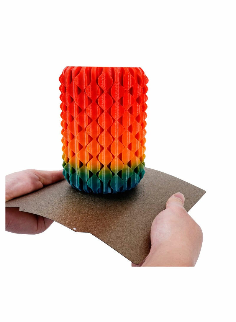 Barakah 3D Printing Magnetic Build Plate Dual Sided Textured Flex Printing Bed 235x235mm with PEI Surface Printing Hotbed Parts for Aquila Ender 3 for Pro for V2 for S1 for Ender 5 - Image 3