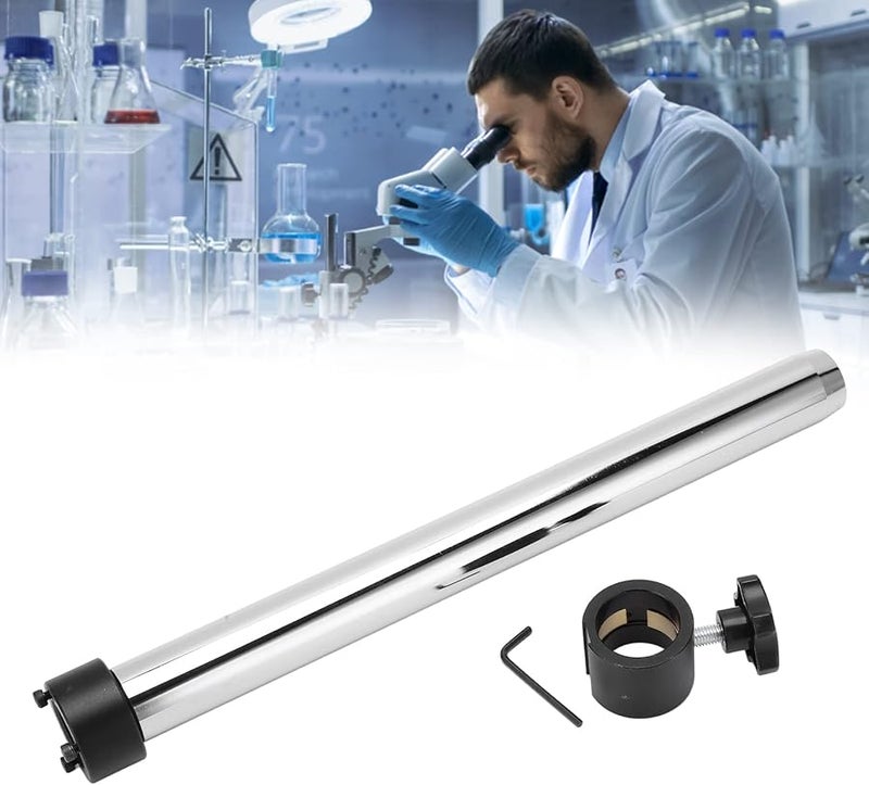 Heavy Duty Metal Microscope Stand Bracket 350mm Fixed Support Platform For Stereo Microscopes - Image 4