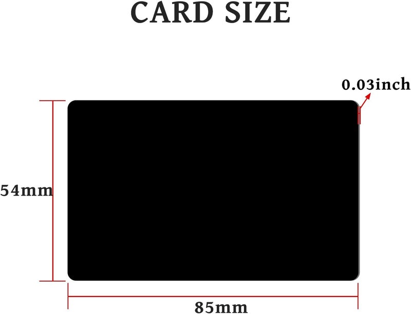 (مجموعة من 30) بطاقات NFC RFID NTAG215 سوداء - فارغة، بطاقات ISO قابلة للبرمجة لأتمتة المنزل، التحكم في الأجهزة الذكية والمزيد - Image 2