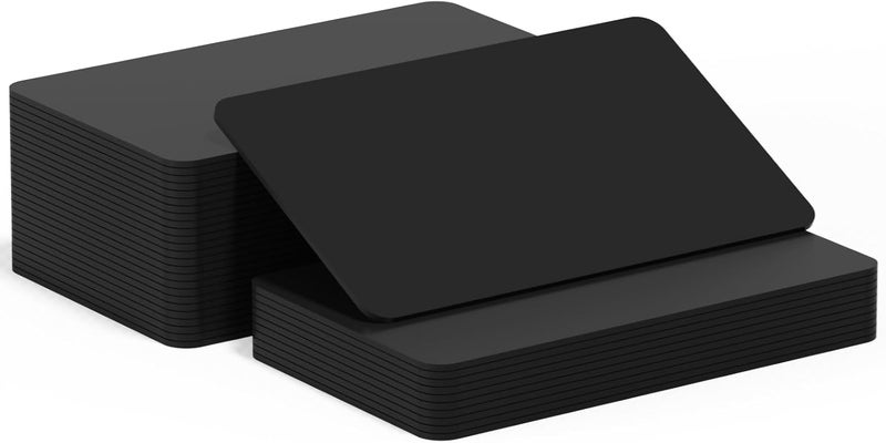 (مجموعة من 30) بطاقات NFC RFID NTAG215 سوداء - فارغة، بطاقات ISO قابلة للبرمجة لأتمتة المنزل، التحكم في الأجهزة الذكية والمزيد - Image 1