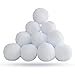 YBB 20 Pack Christmas Fake Snowballs, 2 Inch Realistic White Plush Snow Balls for Kids Adults Indoor Outdoor Snowball - Image 2